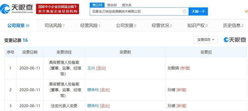 美團(tuán)關(guān)聯(lián)公司監(jiān)事變更 王興卸任，劉敏娟接棒，聚焦信息系統(tǒng)集成服務(wù)
